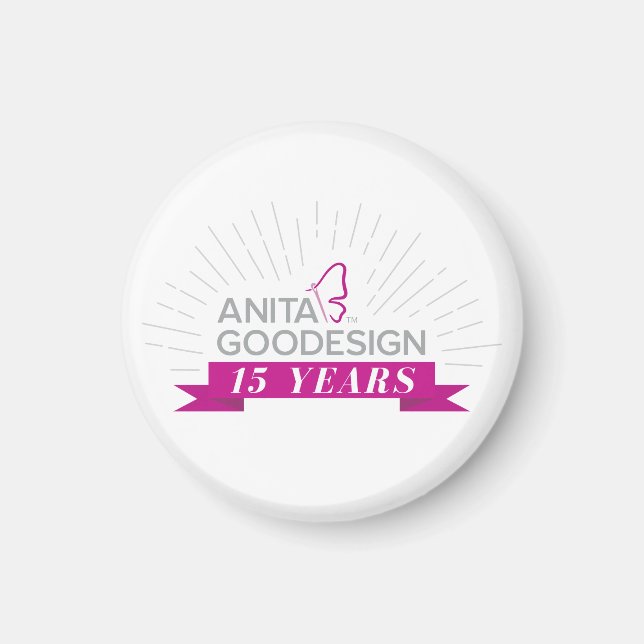 Anita's 15th Anniversary Magnet (Front)