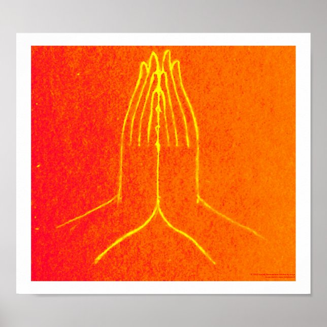 Anjali/Namaskara MudraPoster Poster (Front)