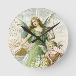 Anjo da guarda round clock