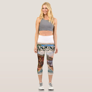 Anjuna — Beach & Flea Market Legend T-Shirt Capri Leggings