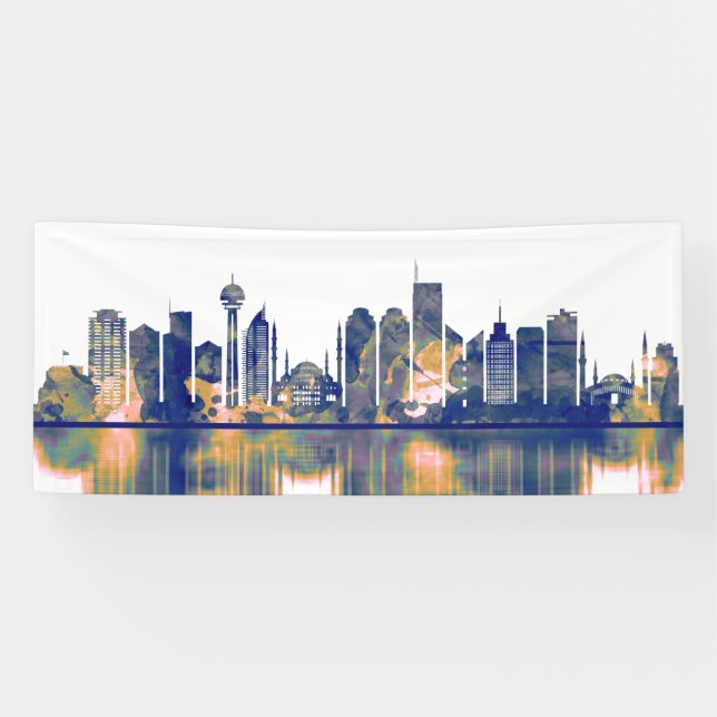 Ankara Skyline Banner (Horizontal)