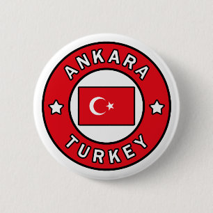 Ankara Turkey 6 Cm Round Badge