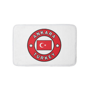 Ankara Turkey Bath Mat