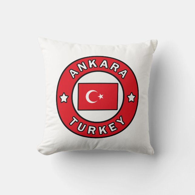 Ankara Turkey Cushion (Front)