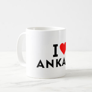 Ankara Turkey love city heart like travel Coffee Mug
