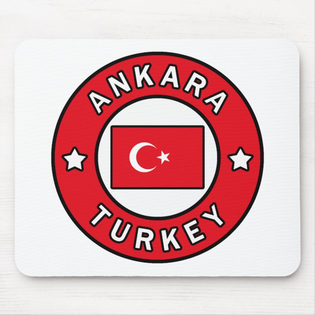 Ankara Turkey Mouse Pad (Front)