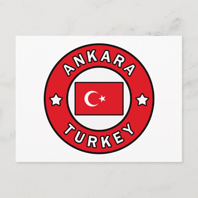 Ankara Turkey Postcard (Front)