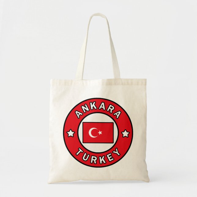 Ankara Turkey Tote Bag (Front)