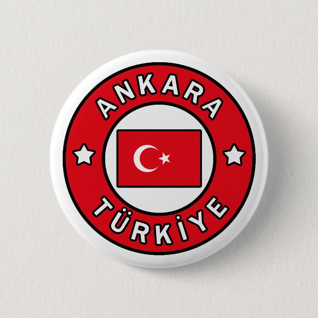 Ankara Türkiye 6 Cm Round Badge (Front)