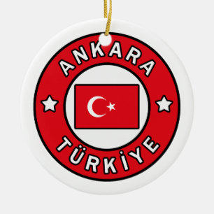 Ankara Türkiye Ceramic Ornament