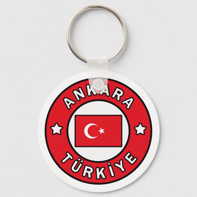 Ankara Türkiye Key Ring (Front)