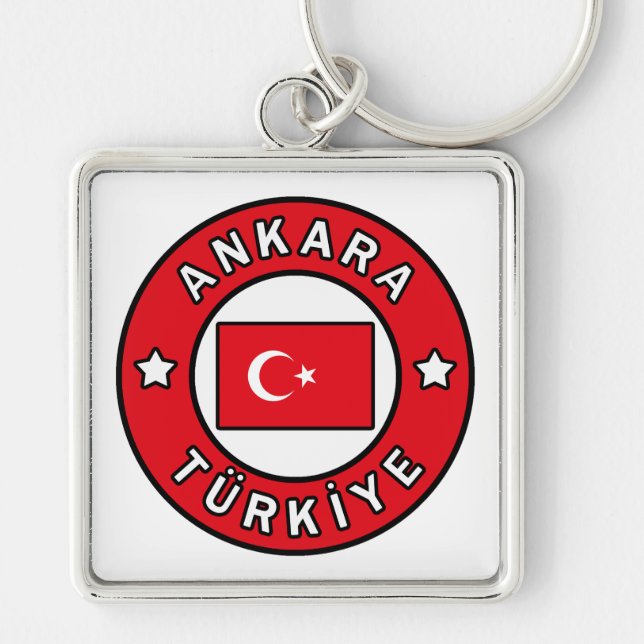Ankara Türkiye Key Ring (Front)