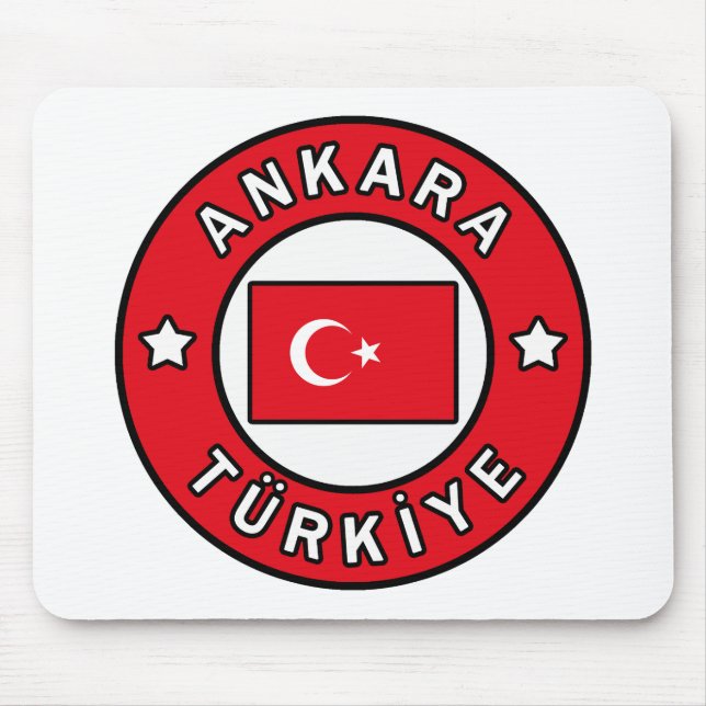 Ankara Türkiye Mouse Pad (Front)