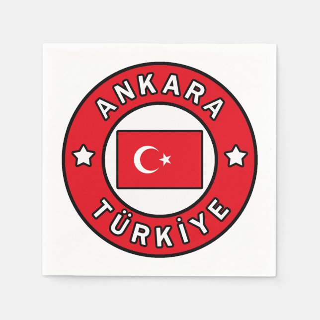Ankara Türkiye Napkin (Front)