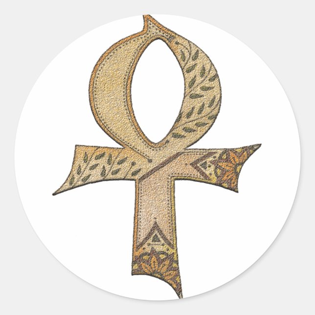 Ankh Classic Round Sticker (Front)