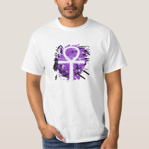 Ankh Colour Splatter (Purple, Men) T-Shirt