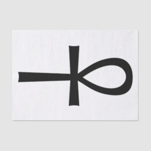 Ankh Egyptian Life Symbol Tissue Paper