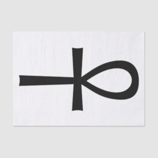 Ankh Egyptian Life Symbol Tissue Paper