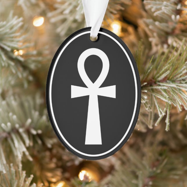 Ankh Egyptian Symbol Ornament (Tree)