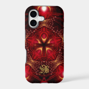 Ankh Energy Red+Gold Custom Monogram