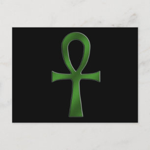 Ankh Green Postcard