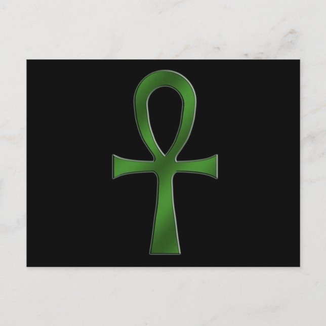 Ankh Green Postcard (Front)