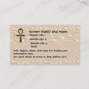 Ankh Intoduction Card