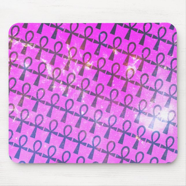 Ankh Pattern Mouse Pad (Front)