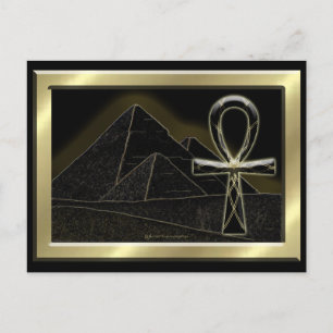 Ankh Pyrimid Postcard