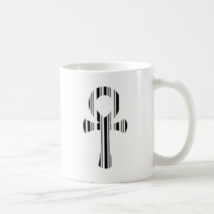 ANKH SYMBOL BAR CODE Ankhs Barcode Design Pattern Coffee Mug