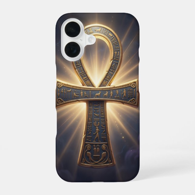 Ankh Symbol Bedeutung – Schlüssel des Lebens´12 iPhone 16 Case (Back)