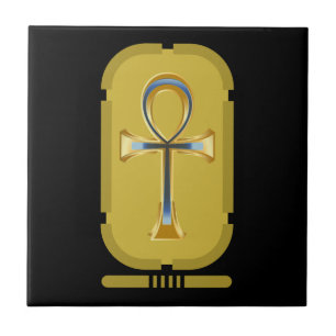 Ankh Symbol Ceramic Tile