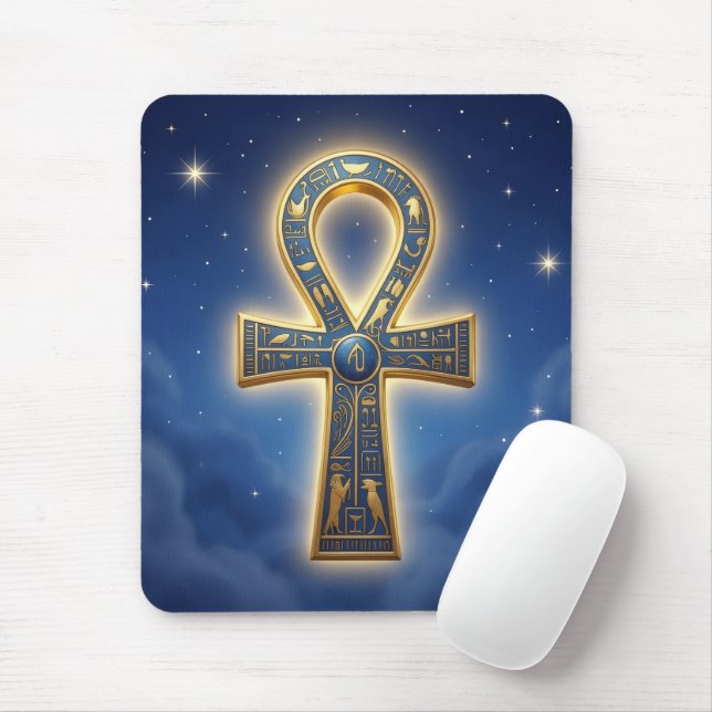 Ankh Symbol Meaning – Key of Life´11 Mouse Pad (With Mouse)
