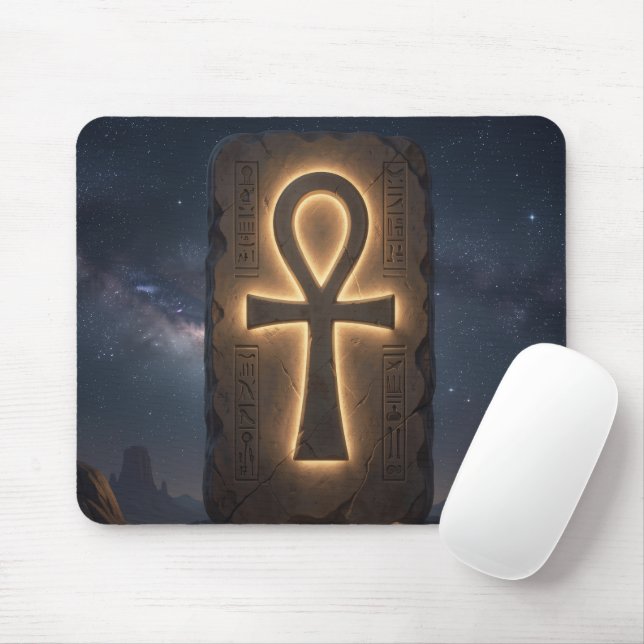 Ankh Symbol Meaning – Key of Life´12 Mouse Pad (With Mouse)