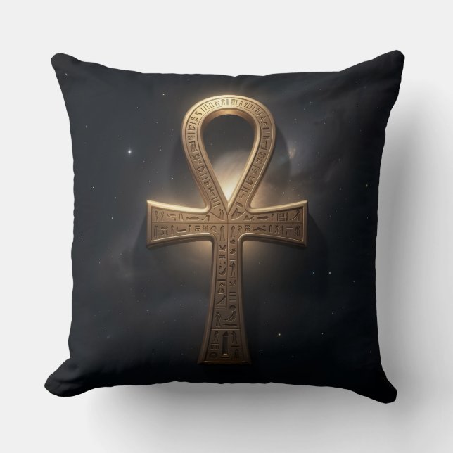 Ankh Symbol Meaning – Key of Life´2 Cushion (Front)
