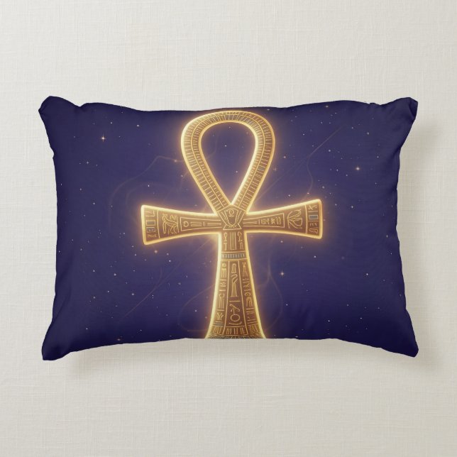 Ankh Symbol Meaning – Key of Life´3 Decorative Cushion (Front)