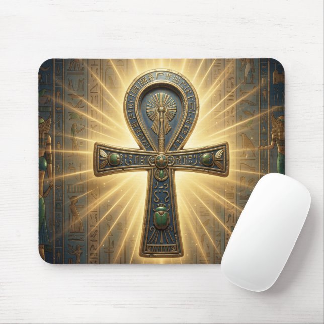 Ankh Symbol Meaning - Key of Life´4 Mouse Pad (With Mouse)