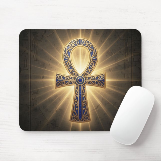 Ankh Symbol Meaning – Key of Life´4 Mouse Pad (With Mouse)