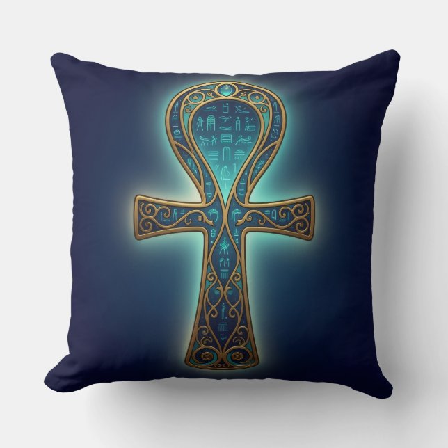 Ankh Symbol Meaning – Key of Life´5 Cushion (Front)