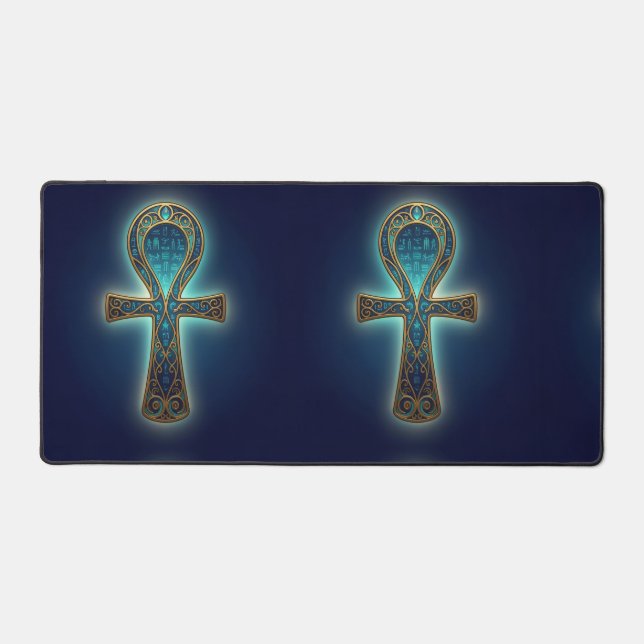 Ankh Symbol Meaning – Key of Life´5 Desk Mat (Front)