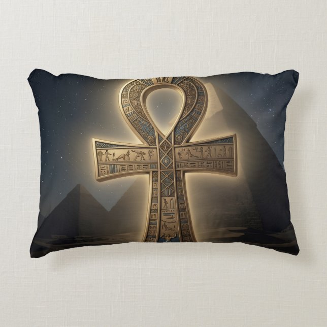 Ankh Symbol Meaning – Key of Life´6 Decorative Cushion (Front)
