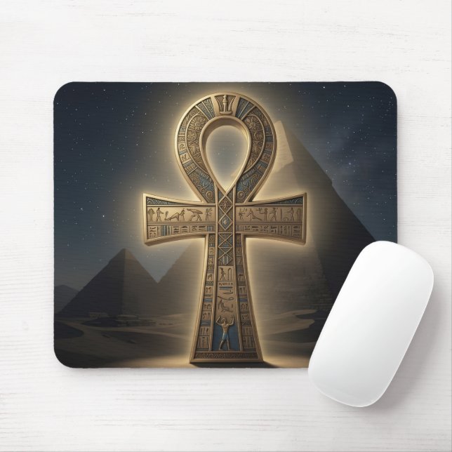 Ankh Symbol Meaning – Key of Life´6 Mouse Pad (With Mouse)