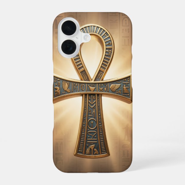 Ankh Symbol Meaning – Key of Life´9 iPhone 16 Case (Back)