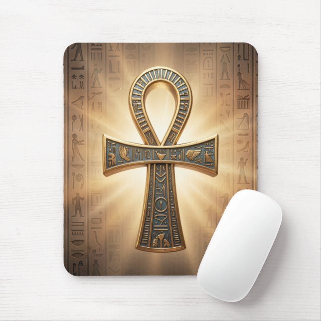 Ankh Symbol Meaning – Key of Life´9 Mouse Pad (With Mouse)