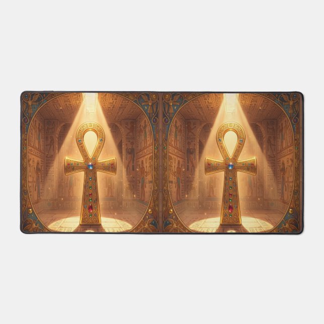 Ankh Symbol Meaning – Key of Life Desk Mat (Front)