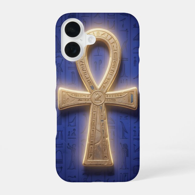 Ankh Symbol Meaning – Key of Life iPhone 16 Case (Back)