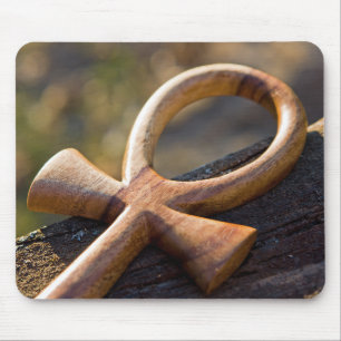 Ankh symbol mouse pad