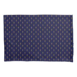 ANKH SYMBOLS LIFE PATTERN LUMBAR CUSHION PILLOWCASE
