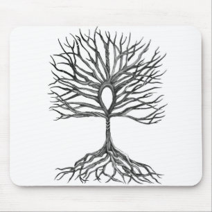 Ankh  Tree of LIfe Design Mouse Pad