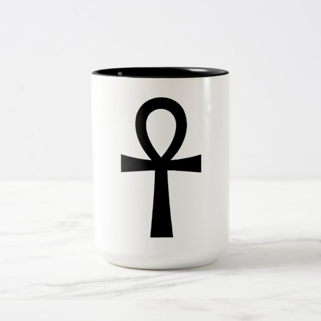 Ankh Two-Tone Coffee Mug (Center)
